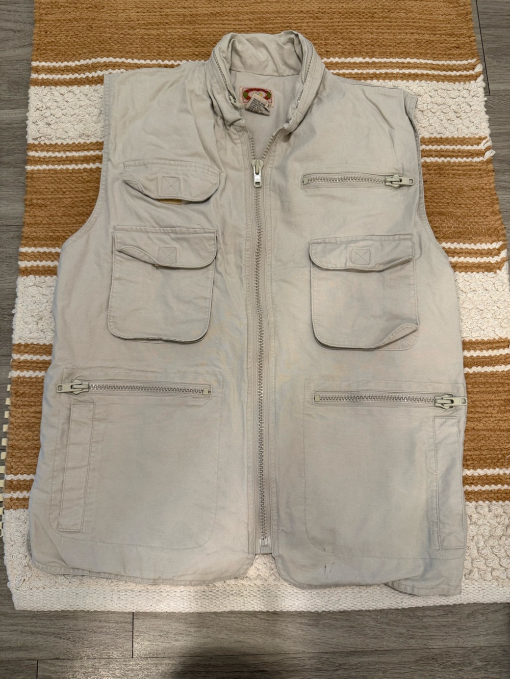 Vintage Banana Republic Beige Utility Vest